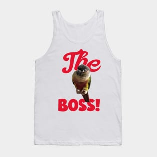 The Boss Green Cheek Conure Parrot Bird, Love for birds Tank Top